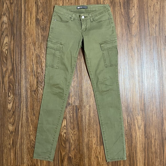 Levi's Pants - Levis Low Rise Skinny Cargo Pants Green Size 25